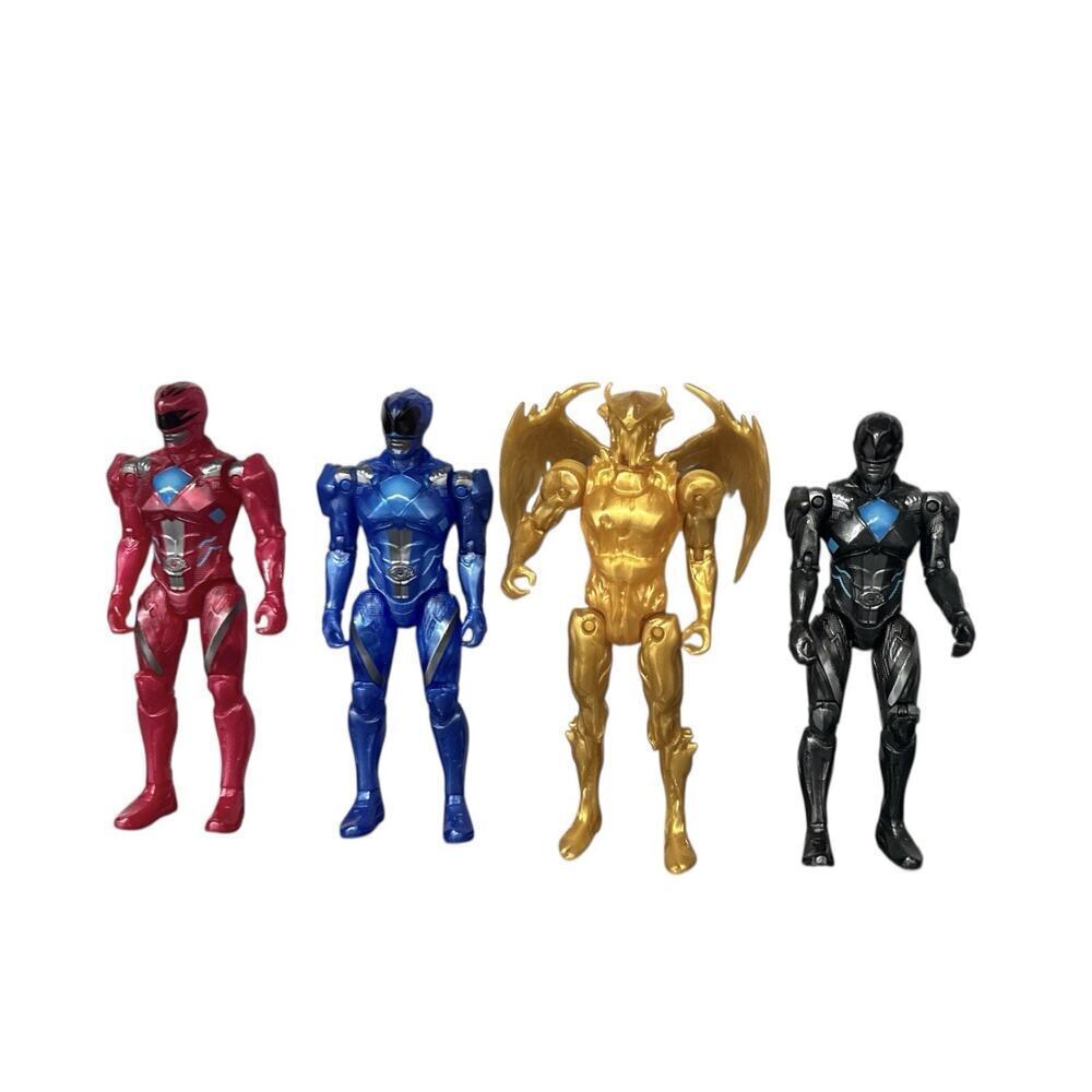 Power Rangers 2017 Movie 5” Action Figures: Red, Blue Black B Goldar Bandai
